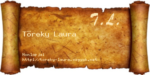 Töreky Laura névjegykártya